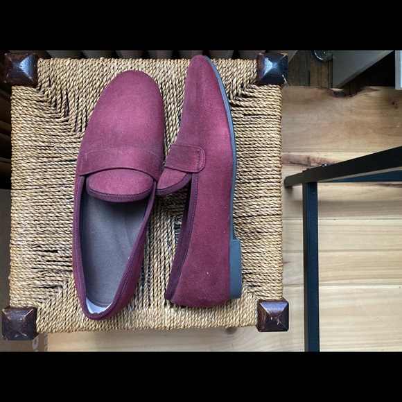 Muji Flaneur Suede Flat Penny Loafers - Picture 2 of 2